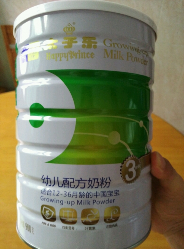 刚买的太子乐奶粉